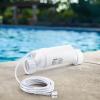 imageVEVOR Salt Cell Chlorinator Fits for Hayward W3TCell3 T3 Pool Cell Salt Water System for InGround Swimming Pools up to 15000 Gallons 15 ft Power Line White25000GalT9