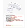 imageVEVOR Salt Cell Chlorinator Fits for Hayward W3TCell3 T3 Pool Cell Salt Water System for InGround Swimming Pools up to 15000 Gallons 15 ft Power Line White25000GalT9