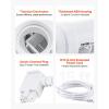 imageVEVOR Salt Cell Chlorinator Fits for Hayward W3TCell3 T3 Pool Cell Salt Water System for InGround Swimming Pools up to 15000 Gallons 15 ft Power Line White25000GalT9