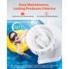imageVEVOR Salt Cell Chlorinator Fits for Hayward W3TCell3 T3 Pool Cell Salt Water System for InGround Swimming Pools up to 15000 Gallons 15 ft Power Line White25000GalT9