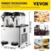 imageVEVOR Slushie Machine Slushy Machine 6L16 Gal 25 Cups SingleBowl 300W Frozen Drink maker Stainless Steel Margarita Smoothie Machine Slushie Machine for Cafes Restaurants Bars Home Use6LX2