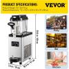 imageVEVOR Slushie Machine Slushy Machine 6L16 Gal 25 Cups SingleBowl 300W Frozen Drink maker Stainless Steel Margarita Smoothie Machine Slushie Machine for Cafes Restaurants Bars Home Use6L1