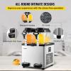 imageVEVOR Slushie Machine Slushy Machine 6L16 Gal 25 Cups SingleBowl 300W Frozen Drink maker Stainless Steel Margarita Smoothie Machine Slushie Machine for Cafes Restaurants Bars Home Use6LX2