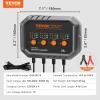 imageVEVOR Smart Battery Charger 20Amp Lithium LiFePO4 LeadAcid AGMGelSLA Car Battery Charger with LCD Display Trickle Charger Maintainer Desulfator for Boat Motorcycle Lawn Mower Deep Cycle2Amp4