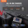 imageVEVOR Smart Battery Charger 20Amp Lithium LiFePO4 LeadAcid AGMGelSLA Car Battery Charger with LCD Display Trickle Charger Maintainer Desulfator for Boat Motorcycle Lawn Mower Deep Cycle35Amp