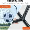 imageVEVOR Soccer Rebound Trainer Iron Soccer Training Equipment Sports Football Rebounder Wall DoubleSided Rebounding Net Easy Assembly Perfect for Backyard Practicing Solo Training Passing12x6FT