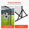 imageVEVOR Soccer Rebound Trainer Iron Soccer Training Equipment Sports Football Rebounder Wall DoubleSided Rebounding Net Easy Assembly Perfect for Backyard Practicing Solo Training Passing6x4FT