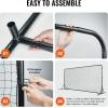 imageVEVOR Soccer Rebound Trainer Iron Soccer Training Equipment Sports Football Rebounder Wall DoubleSided Rebounding Net Easy Assembly Perfect for Backyard Practicing Solo Training Passing12x6FT