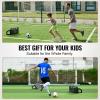 imageVEVOR Soccer Rebounder Board Portable Soccer Wall with 2 Angles Rebound Foldable HDPE Kickback Rebound Board Soccer Training Equipment for Kids and Adults Passing ampamp Shooting Practice32X12