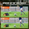 imageVEVOR Soccer Rebounder Board Portable Soccer Wall with 2 Angles Rebound Foldable HDPE Kickback Rebound Board Soccer Training Equipment for Kids and Adults Passing ampamp Shooting Practice40X12