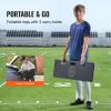 imageVEVOR Soccer Rebounder Board Portable Soccer Wall with 2 Angles Rebound Foldable HDPE Kickback Rebound Board Soccer Training Equipment for Kids and Adults Passing ampamp Shooting Practice40X12