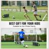 imageVEVOR Soccer Rebounder Board Portable Soccer Wall with 2 Angles Rebound Foldable HDPE Kickback Rebound Board Soccer Training Equipment for Kids and Adults Passing ampamp Shooting Practice45X13