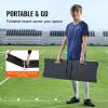 imageVEVOR Soccer Rebounder Board Portable Soccer Wall with 2 Angles Rebound Foldable HDPE Kickback Rebound Board Soccer Training Equipment for Kids and Adults Passing ampamp Shooting Practice45X13