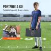 imageVEVOR Soccer Rebounder Board Portable Soccer Wall with 2 Angles Rebound Foldable HDPE Kickback Rebound Board Soccer Training Equipment for Kids and Adults Passing ampamp Shooting Practice32X12
