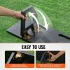 imageVEVOR Soccer Rebounder Board Portable Soccer Wall with 2 Angles Rebound Foldable HDPE Kickback Rebound Board Soccer Training Equipment for Kids and Adults Passing ampamp Shooting Practice40X12