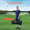imageVEVOR Soccer TrainerPortable Soccer Rebounder Net Iron Soccer Practice Equipment Sports Football Rebounder Wall with Portable Bag Perfect for Team Solo Training Passing Volley7x7ft
