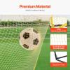 imageVEVOR Soccer TrainerPortable Soccer Rebounder Net Iron Soccer Practice Equipment Sports Football Rebounder Wall with Portable Bag Perfect for Team Solo Training Passing Volley7x7ft