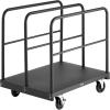 imageVEVOR Steel Panel Truck 1500 LBS Panel Dolly Cart with 5quot Swivel Casters and 3602quot x 2402quot Deck HeavyDuty Drywall Sheet Cart Handling Wall Panel Sheetrock Lumber for Garage Home Warehouse2in11800 LBS