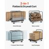 imageVEVOR Steel Panel Truck 1500 LBS Panel Dolly Cart with 5quot Swivel Casters and 3602quot x 2402quot Deck HeavyDuty Drywall Sheet Cart Handling Wall Panel Sheetrock Lumber for Garage Home Warehouse2in11800 LBS