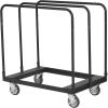 imageVEVOR Steel Panel Truck 1500 LBS Panel Dolly Cart with 5quot Swivel Casters and 3602quot x 2402quot Deck HeavyDuty Drywall Sheet Cart Handling Wall Panel Sheetrock Lumber for Garage Home Warehouse1500 LBS