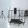 imageVEVOR Steel Panel Truck 1500 LBS Panel Dolly Cart with 5quot Swivel Casters and 3602quot x 2402quot Deck HeavyDuty Drywall Sheet Cart Handling Wall Panel Sheetrock Lumber for Garage Home Warehouse1500 LBS