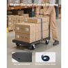 imageVEVOR Steel Panel Truck 1500 LBS Panel Dolly Cart with 5quot Swivel Casters and 3602quot x 2402quot Deck HeavyDuty Drywall Sheet Cart Handling Wall Panel Sheetrock Lumber for Garage Home Warehouse2in11800 LBS
