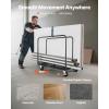 imageVEVOR Steel Panel Truck 1500 LBS Panel Dolly Cart with 5quot Swivel Casters and 3602quot x 2402quot Deck HeavyDuty Drywall Sheet Cart Handling Wall Panel Sheetrock Lumber for Garage Home Warehouse1800 LBS
