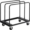 imageVEVOR Steel Panel Truck 1500 LBS Panel Dolly Cart with 5quot Swivel Casters and 3602quot x 2402quot Deck HeavyDuty Drywall Sheet Cart Handling Wall Panel Sheetrock Lumber for Garage Home Warehouse1800 LBS