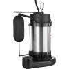 imageVEVOR Submersible Sump Pump 05HP 4188GPH 24 ft Lift Cast Iron Sewage Water Pump with 10 ft Power Cord and Automatic Float Switch Stainless Steel for Clean Flooded Basement Yard Farm Sewer12 HP