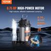 imageVEVOR Submersible Sump Pump 05HP 4188GPH 24 ft Lift Cast Iron Sewage Water Pump with 10 ft Power Cord and Automatic Float Switch Stainless Steel for Clean Flooded Basement Yard Farm Sewer075 HP