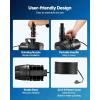 imageVEVOR Submersible Water Pump 280W 4500GPH Aquarium Return Pump with 164 ft Lift Height ampamp 180 Adjustable Flow Direction Suitable for Pond Aquarium Fountain Waterfall and Fish Tank