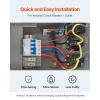 imageVEVOR Temporary Power Outlet Panel Weatherproof RV Electrical Breaker Box with 203050 Amp Receptacle Installed Prewired Circuit NEMA 1450RNEMA TT30R  20A GFCI for RV Camper Trailer Motorhome503020 Amp