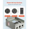 imageVEVOR Temporary Power Outlet Panel Weatherproof RV Electrical Breaker Box with 203050 Amp Receptacle Installed Prewired Circuit NEMA 1450RNEMA TT30R  20A GFCI for RV Camper Trailer Motorhome503020 Amp