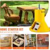 imageVEVOR Tenon Cutter 1quot254mm ampamp 15quot38mm ampamp 2quot508mm with Dual Straight Blades ampamp Button Screws Home Master Kit Premium Aluminum ampamp Steel Log Furniture Cutter Commercial Starters Tool for Home DIYStraight Blade10 15  20in