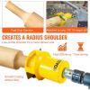 imageVEVOR Tenon Cutter 1quot254mm ampamp 15quot38mm ampamp 2quot508mm with Dual Straight Blades ampamp Button Screws Home Master Kit Premium Aluminum ampamp Steel Log Furniture Cutter Commercial Starters Tool for Home DIYCurved Blade10  20in
