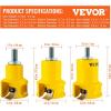 imageVEVOR Tenon Cutter 1quot254mm ampamp 15quot38mm ampamp 2quot508mm with Dual Straight Blades ampamp Button Screws Home Master Kit Premium Aluminum ampamp Steel Log Furniture Cutter Commercial Starters Tool for Home DIYCurved Blade10 15  20in