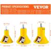 imageVEVOR Tenon Cutter 1quot254mm ampamp 15quot38mm ampamp 2quot508mm with Dual Straight Blades ampamp Button Screws Home Master Kit Premium Aluminum ampamp Steel Log Furniture Cutter Commercial Starters Tool for Home DIYStraight Blade10 15  20in