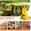 imageVEVOR Tenon Cutter 1quot254mm ampamp 15quot38mm ampamp 2quot508mm with Dual Straight Blades ampamp Button Screws Home Master Kit Premium Aluminum ampamp Steel Log Furniture Cutter Commercial Starters Tool for Home DIYStraight Blade15in