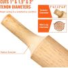 imageVEVOR Tenon Cutter 1quot254mm ampamp 15quot38mm ampamp 2quot508mm with Dual Straight Blades ampamp Button Screws Home Master Kit Premium Aluminum ampamp Steel Log Furniture Cutter Commercial Starters Tool for Home DIYCurved Blade10 15  20in