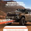 imageVEVOR Tow Strap with Hooks 2quot x 20 17000 lbs Heavy Duty Recovery Rope with Safety Hooks Car Heavy Duty Recovery Rope for Trucks Vehicles Towing Accessories Tow Cable for for Roadside Recovery2 x 20