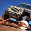 imageVEVOR Tow Strap with Hooks 2quot x 20 17000 lbs Heavy Duty Recovery Rope with Safety Hooks Car Heavy Duty Recovery Rope for Trucks Vehicles Towing Accessories Tow Cable for for Roadside Recovery3 x 30