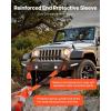 imageVEVOR Tow Strap with Hooks 2quot x 20 17000 lbs Heavy Duty Recovery Rope with Safety Hooks Car Heavy Duty Recovery Rope for Trucks Vehicles Towing Accessories Tow Cable for for Roadside Recovery3 x 8