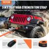 imageVEVOR Tow Strap with Hooks 2quot x 20 17000 lbs Heavy Duty Recovery Rope with Safety Hooks Car Heavy Duty Recovery Rope for Trucks Vehicles Towing Accessories Tow Cable for for Roadside Recovery3 x 30