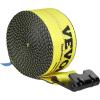 imageVEVOR Truck Straps 4quot x30 Heavy Duty Tie Down wFlat Hooks 18000lbs Break Strength WLL 6000lbs Cargo Straps tie Down for Flatbeds Trucks Trailers Farms Rescues Tree Saver Yellow10 PackYellow