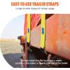 imageVEVOR Truck Straps 4quot x30 Heavy Duty Tie Down wFlat Hooks 18000lbs Break Strength WLL 6000lbs Cargo Straps tie Down for Flatbeds Trucks Trailers Farms Rescues Tree Saver Yellow10 PackYellow