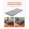 imageVEVOR Twin Size Bunkie Board 15 in Bed Board Slats with 200D Oxford Cloth Wooden Mattress Support for Twin Size Bed Easy Assembly Support Under Mattress 2 Piece GrayTwin  37 x 75 in