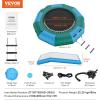 imageVEVOR Water Bouncer 10ft Swim Trampoline EasytoCarry Bouncing Platform with Slide Includes 3Step Ladder ampamp Electric Pump Ideal for Pool ampamp Lake ActivitiFloating Jump System for Kids ampamp Adults