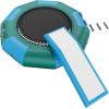 imageVEVOR Water Bouncer 10ft Swim Trampoline EasytoCarry Bouncing Platform with Slide Includes 3Step Ladder ampamp Electric Pump Ideal for Pool ampamp Lake ActivitiFloating Jump System for Kids ampamp Adults