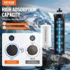 imageVEVOR Water Filters Replacement Purification Elements Activated Carbon Replacement Filters Easy to Replace Water Filter Gravity Water Filter System Compatible with Most Brands Pack of 2 BlackActivated Carbon Filter  Defluorination Filter