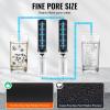 imageVEVOR Water Filters Replacement Purification Elements Activated Carbon Replacement Filters Easy to Replace Water Filter Gravity Water Filter System Compatible with Most Brands Pack of 2 BlackActivated Carbon Filter  Defluorination Filter